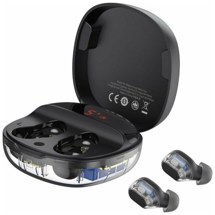 Image du produit Baseus Ecouteurs sans fil Encok WM01 Plus (Noir) (Sans fil)