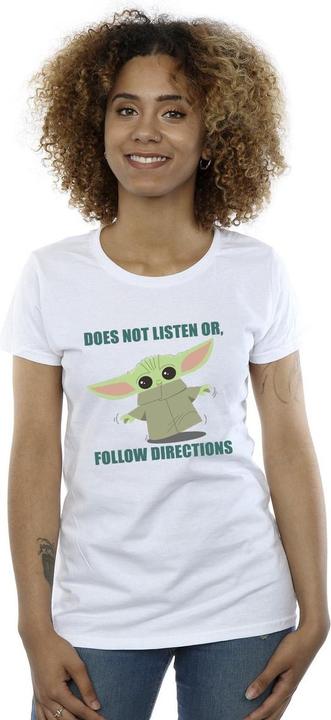 Immagine prodotto Star Wars The Mandalorian Grogu Does Not Listen Maglietta Donna (XL)