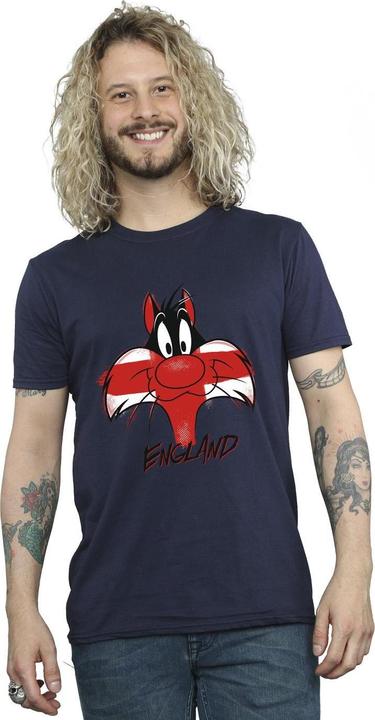 Produktbild Looney Tunes Sylvester England Face TShirt (M)