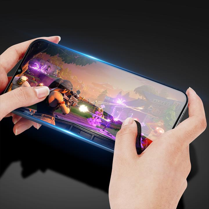 Actual product image Dux Ducis 9D Tempered Glass Vivo Y35 / Vivo Y22 / Vivo Y22s 9H Tempered Glass with Black Frame (1 pcs., Vivo Y35)