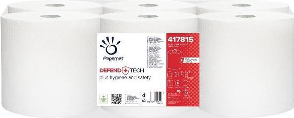 Papernet 417815 Papieren handdoek 115 m Cellulose Wit