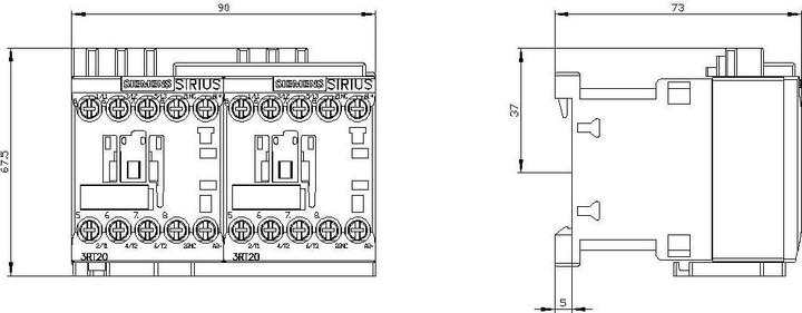 Image du produit Siemens CONTACTOR REV S00 7A 24 VDC SCREW