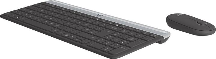 Image du produit Logitech Clavier et souris sans fil MK470, Graphite Sp., US (ING. Int., Sans fil)