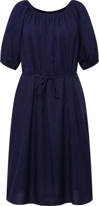 Produktbild Ulla Popken Midikleid, Bindegürtel, Rundhals, Ballon-Halbarm (54)