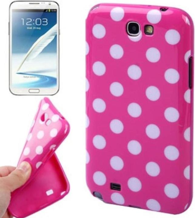 Actual product image König Design Protective cover TPU Case for Samsung Galaxy Note II N7100 pink (Samsung Galaxy Note 2 N7100)