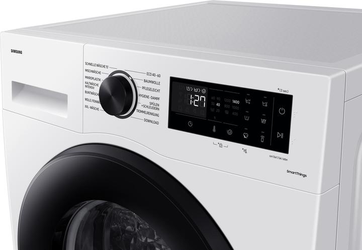 Produktbild Samsung WW5000C, Waschmaschine, Ecobubble™, Hygiene-Dampf, 8kg, EEK: A, WW8XCGC04AAEEG (9 kg, Links)