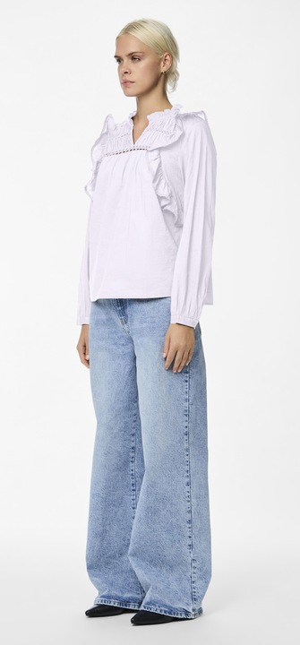 Actual product image Pieces PCMAKENNA top with long sleeves (M)