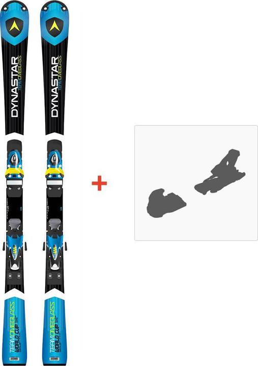 Actual product image Dynastar Ski Team Omeglass WC R20 Pro + Nova Team 7 2016 (139 cm, Without binding)