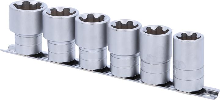 Actual product image KS Tools 1/2" Torx E-Plus socket set, 6 pcs, EPL22-EPL32 ( 911.3135 )