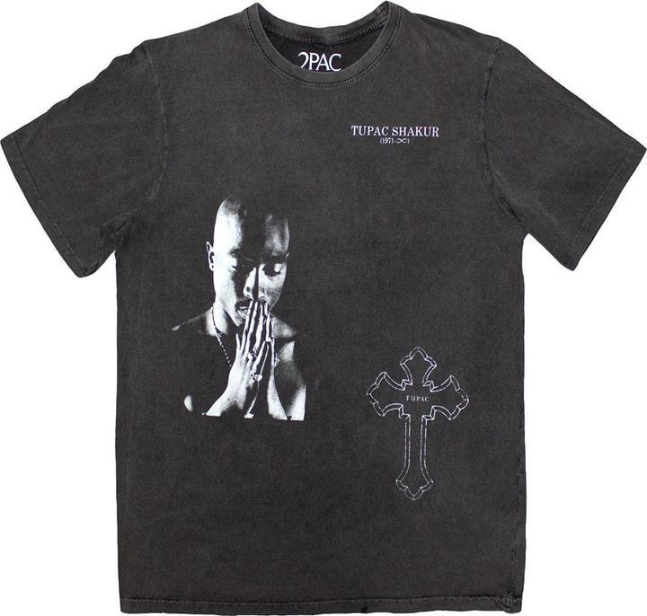Produktbild Tupac Photo Cross Stone Wash (M)