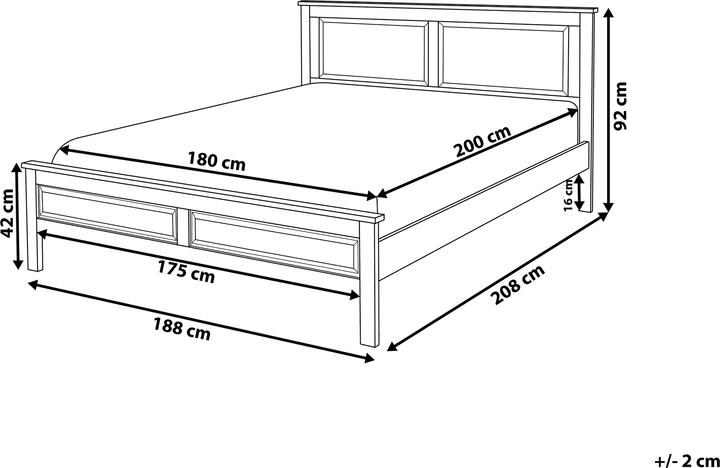 Actual product image Beliani Olivet (180 x 200 cm)