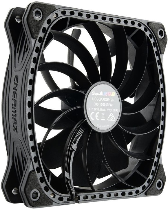 Produktbild Enermax Gehäuselüfter SquARGB 3er Pack (120 mm, 3 x)