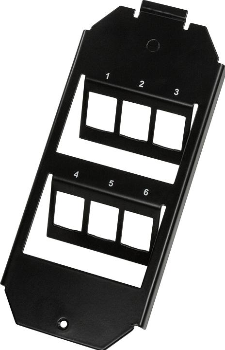Productafbeelding LogiLink 2 x 3 Blank Keystone Patch Panel