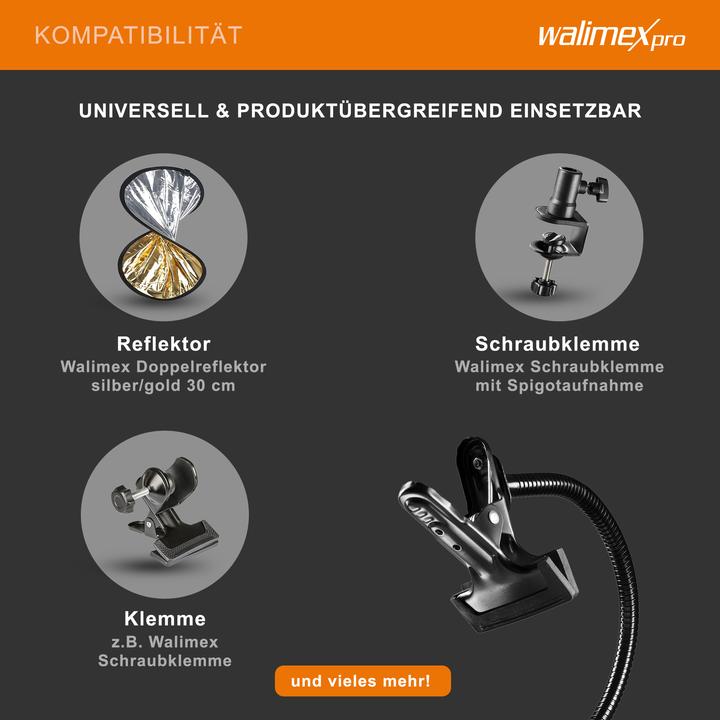 Immagine prodotto Walimex Collo d'oca con 1/4 di filo e clip