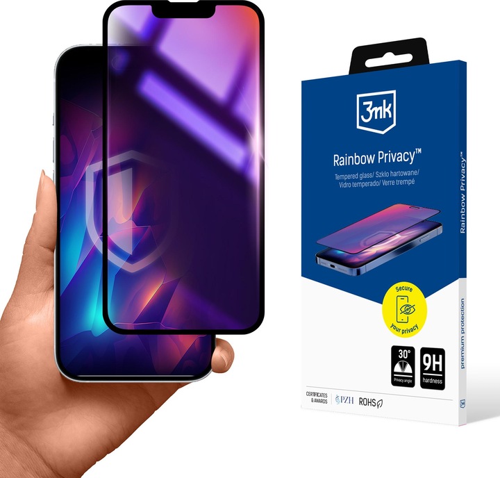 Image du produit 3MK Rainbow Privacy iPhone 13/13 Pro/14 (Apple iPhone 14, Apple iPhone 13, Apple iPhone 13 Pro)