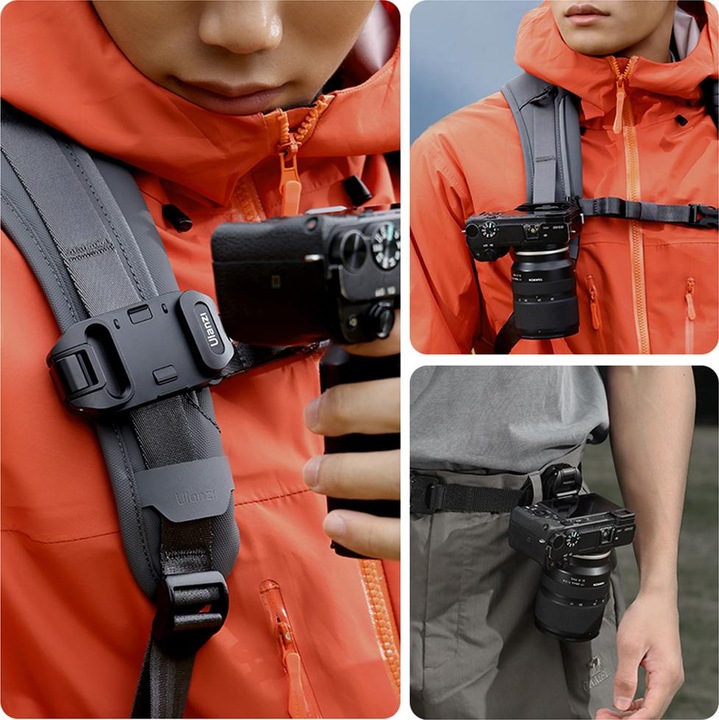 Actual product image Ulanzi UKA07 Quick release Kit for Camera Backpack Strap Clip