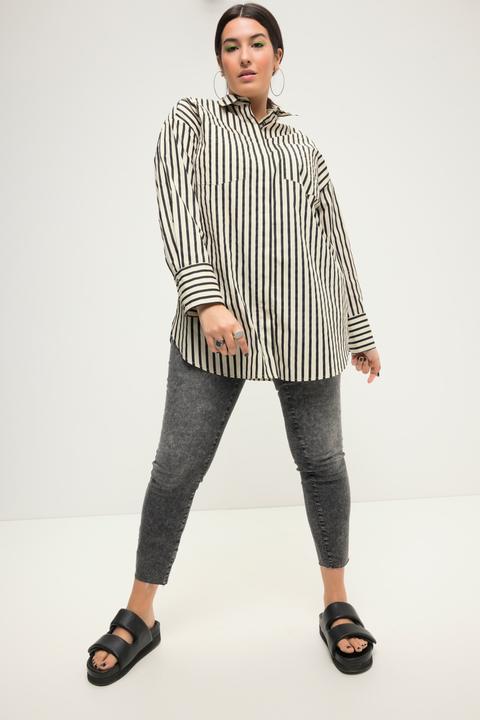 Produktbild Studio Untold Hemdbluse, oversized, Streifen, Langarm (42, 44)