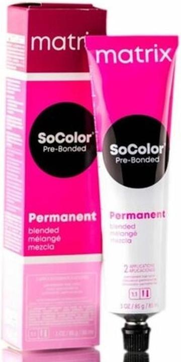 Actual product image Matrix SoColor Pre-Bonded Permanent Blended Collection Cream Haircolor 6P 90ml (6P)