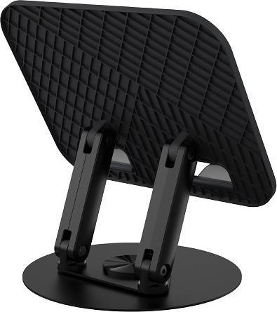 Produktbild Devia folding holder stand EL238 for laptop tablet rotating 360 aluminum black