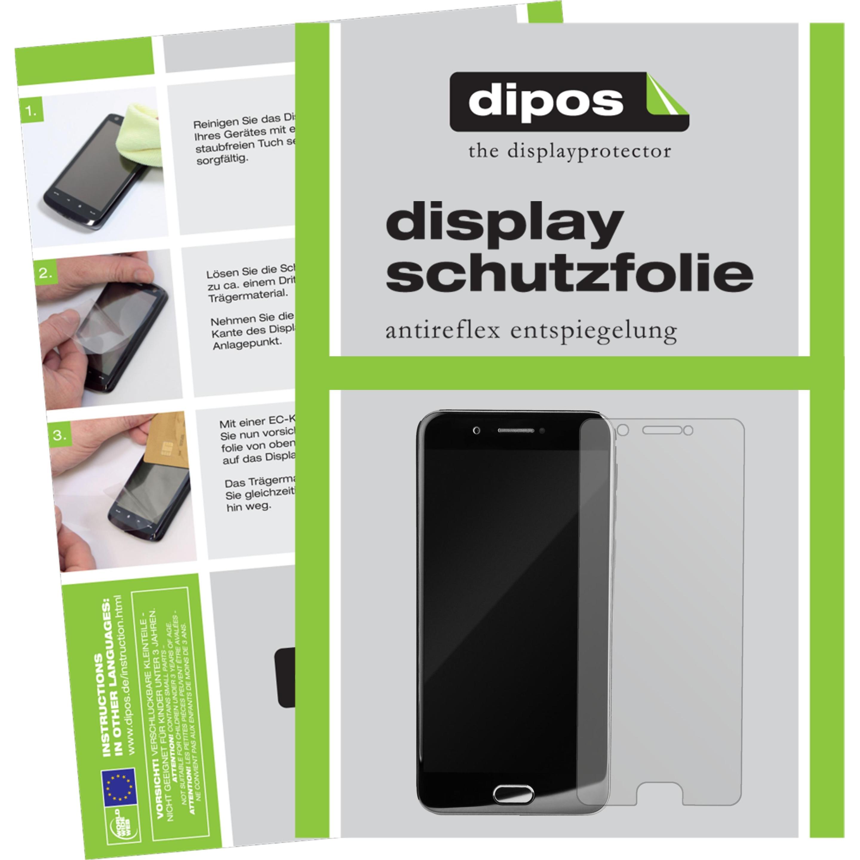 Thumbnail - Dipos Displayschutzfolie Antireflex (2 Stück, Yota Yotaphone 3), Smartphone Schutzfolie, Transparent