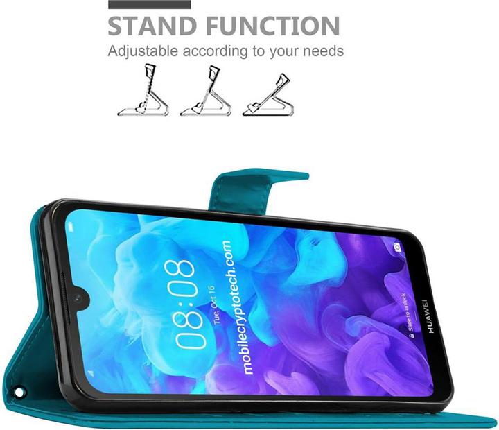 Produktbild Cadorabo Flower Book Cover (Huawei Y6 Pro)