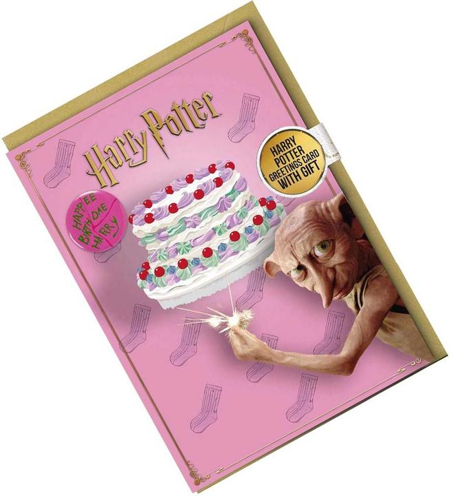 Immagine prodotto Dobby Biglietto di Compleanno Badge Incluso (1 pz.)