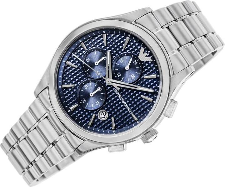 Actual product image Emporio Armani Paolo AR11528 Herrenuhr + Box (Analogue wristwatch, Chronograph, 46 mm)