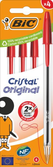 Immagine prodotto Bic Cristal Original biros rosso (4x)