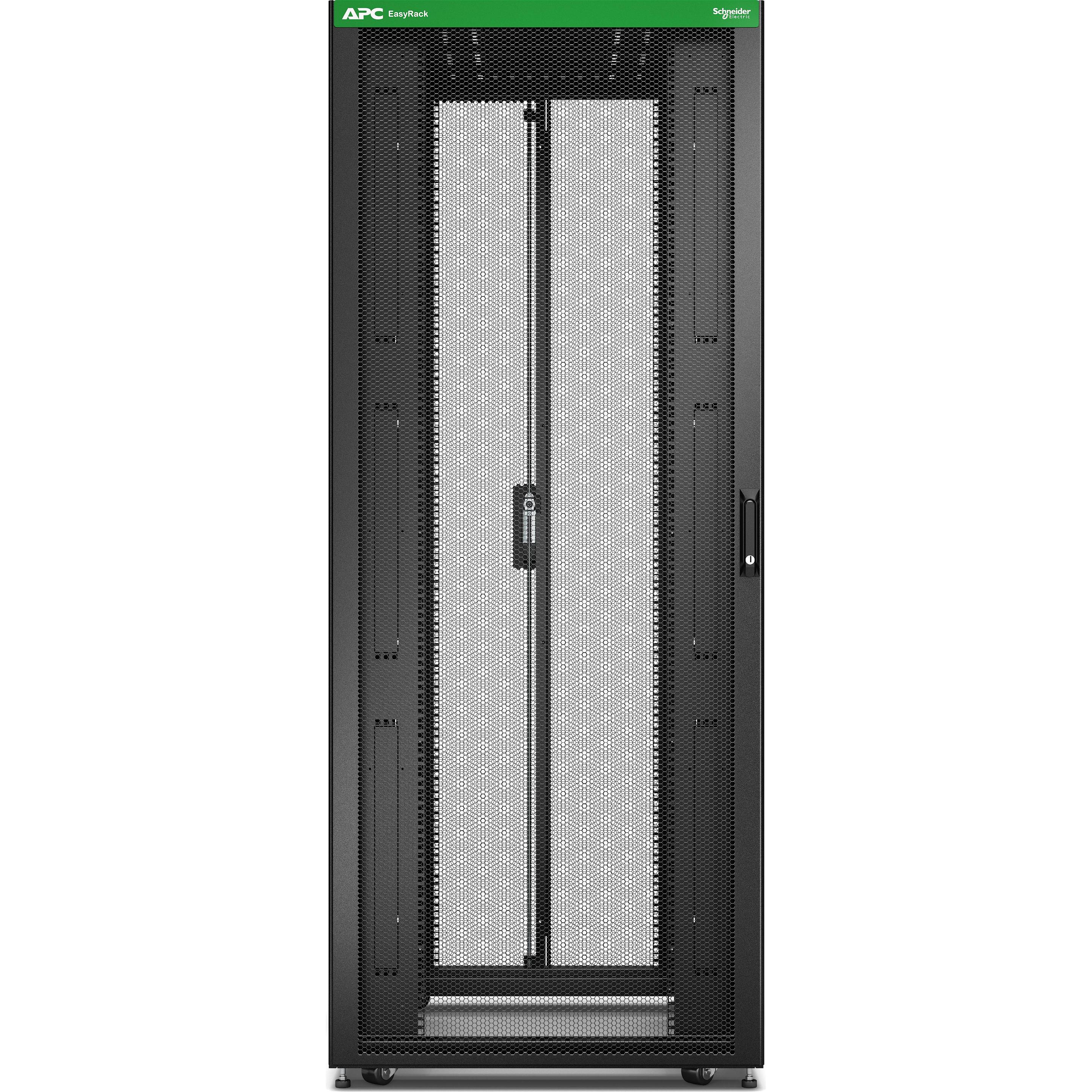 Thumbnail - APC Netzwerkschrank Easy Rack ER8282 42HE / Schwarz (42 HE, 19 Zoll Rack), Serverschrank, Schwarz
