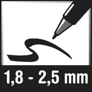 Immagine prodotto Uni-ball Marcatore a gesso (Bianco, 2.50 mm, 1 x)