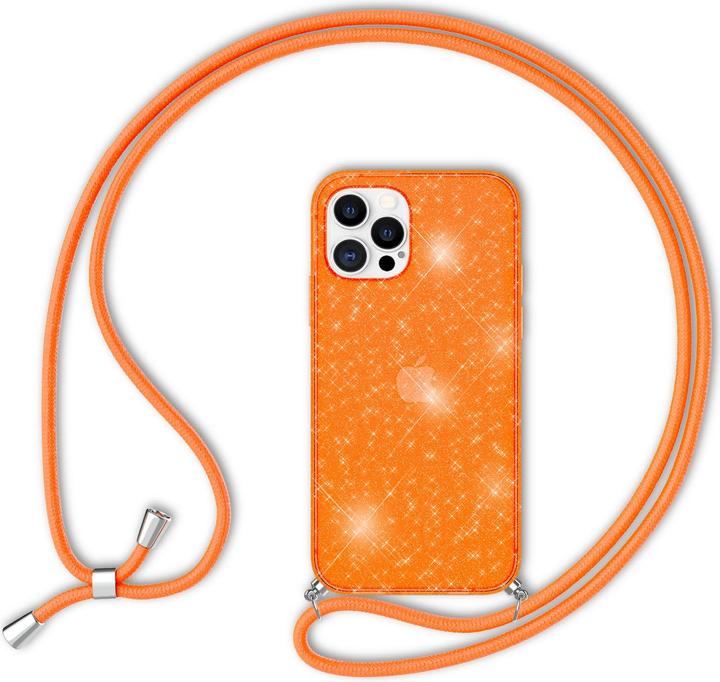 Orange glitter