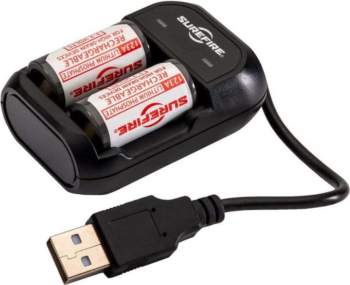 SureFire Kit de batterie 123A avec chargeur