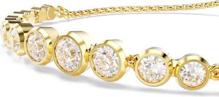 Image du produit Swarovski Imber Tennis Armband Gemischte Rundschliffe Weiss Gold (24 cm, Métal Swarovski)