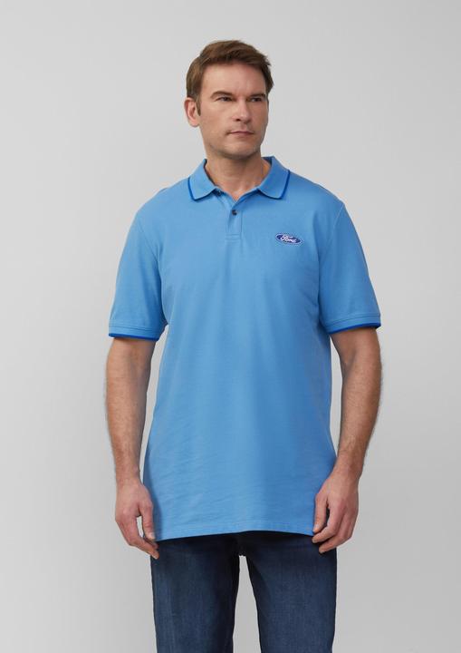Produktbild S.Oliver Polo-Shirt Poloshirt aus Piqué mit Stickerei und Ford®-Artwork (XXL)