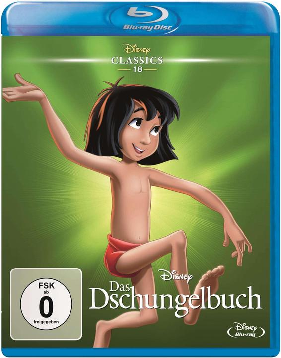 Actual product image Disney Interactive Studios The Jungle Book (Disney Classics) BD (Blu-ray, 2022, German, English, Italian)