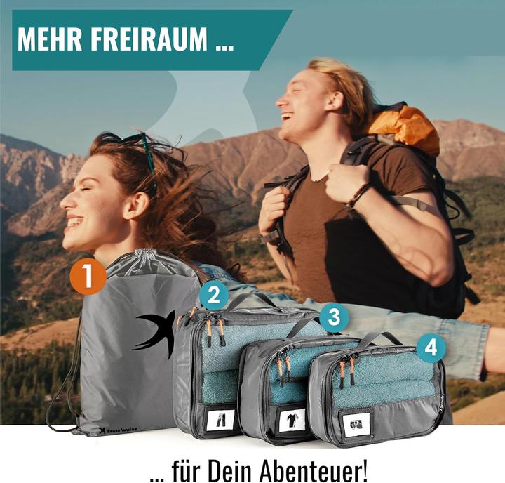 Produktbild Seeschwalbe 4-teiliges Packwürfel-Set