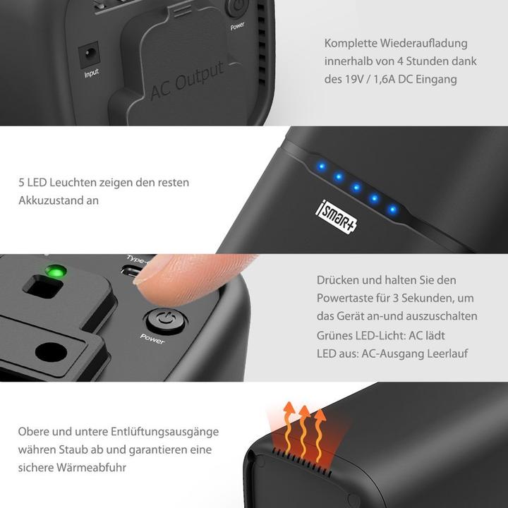 Actual product image RAVPower Rp-Pb054 (20100 mAh, 65 W, 65 Wh)