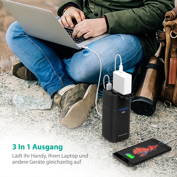 Produktbild RAVPower Rp-Pb054 (20100 mAh, 65 W, 65 Wh)