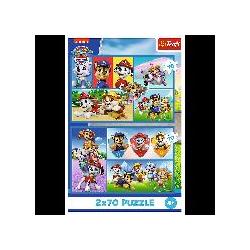 Thumbnail - Trefl Puzzle 2 x 70 – Paw Patrol (140 Teile)