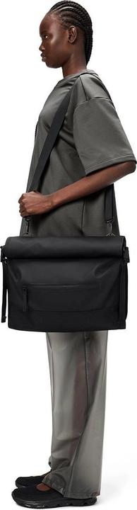 Actual product image Rains Trail Roll Top Shoulder Bag