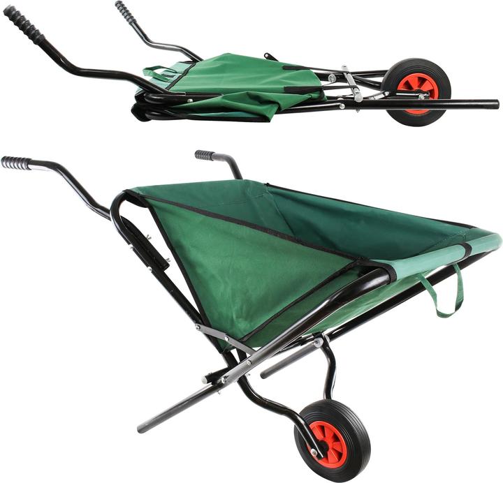 Image du produit UPP Brouette pliable Diable à feuilles Trolley de jardin Diable de jardin Transporter