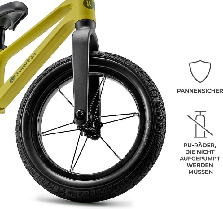 Produktbild KinderKraft balance bike ETER LIME