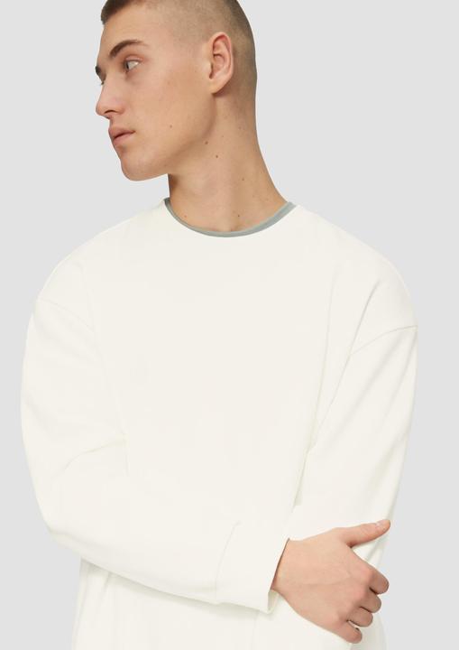 Produktbild s.Oliver Sweatshirt Sweatshirt mit Logo-Stickerei (L)