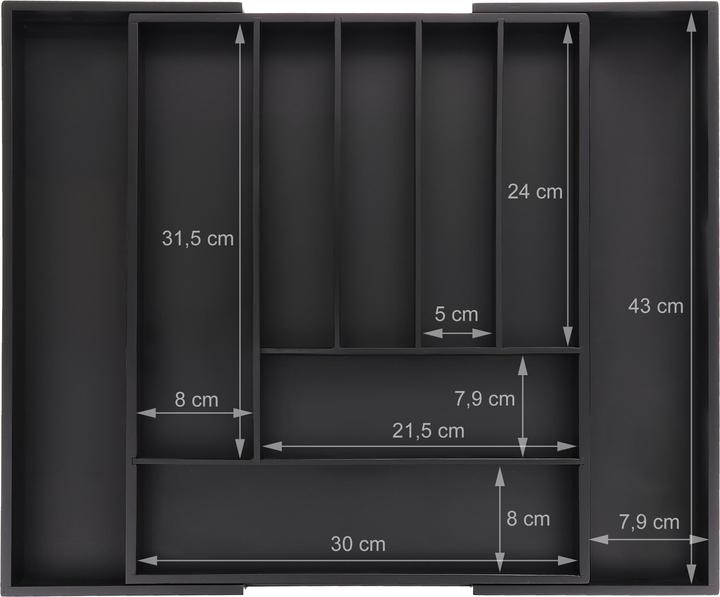 Produktbild Relaxdays Besteckkasten