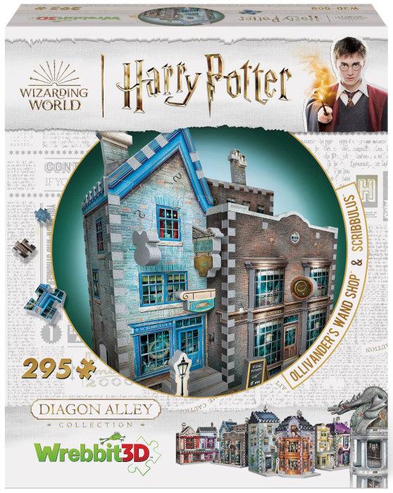 Produktbild Wrebbit 3D Ollivander’s Zauberstab- und Schreibwarenladen (295 Teile)
