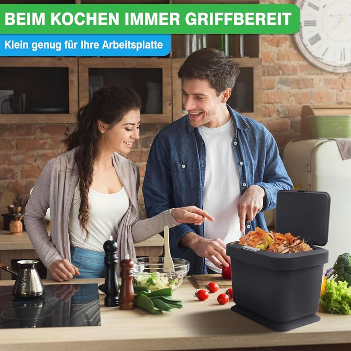 Produktbild YourCasa Geruchsdichter Biomülleimer (5 l)
