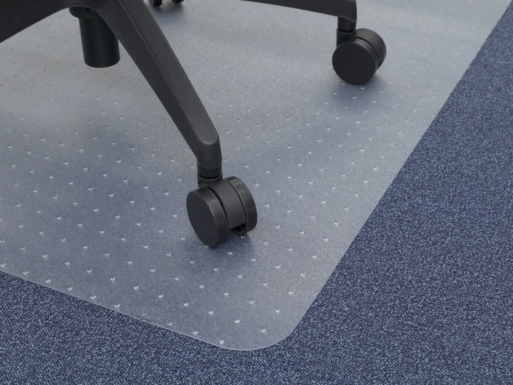 Actual product image Floortex Cleartex anti-microbial floor protection mat for carpets up to 9mm (120 x 150 cm)
