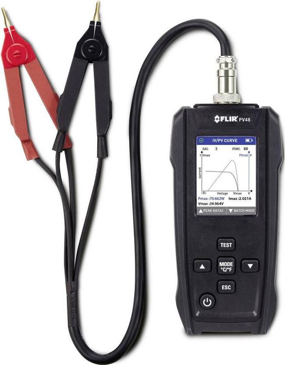 Actual product image Flir Solarpanel-Tester und I-V-Kennlinien-Tracer mit Temperaturmessungen PV48 So