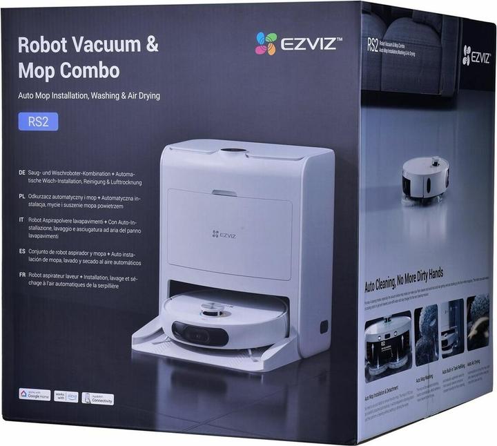 Produktbild EZVIZ RS2 Robot Vacuum & Mop Combo (4000 Pa, Wischpads (rotierend))