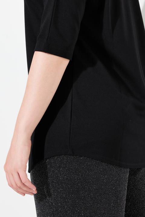 Produktbild Ulla Popken Shirt, Mesheinsatz, Classic, Rundhals, 3/4-Arm (42, 44)